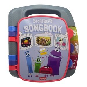 Fisher-Price StoryBots Songbook Electronic Book Lights Music - Space & Dinosaur